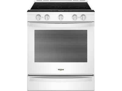 Whirlpool White Slide-In Electric True Convection Range (6.4 Cu. Ft.) - YWEE750H0HW