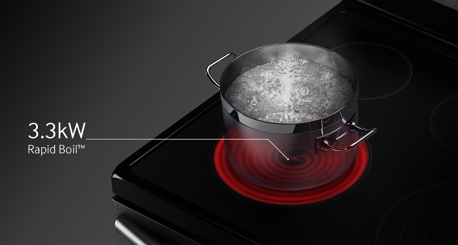 Samsung Stainless Steel Electric Convection Range (5.9 Cu. Ft.) - NE59J7630SS/AC
