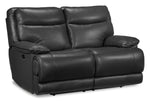 Lanette Power Reclining Loveseat - Smoke Grey