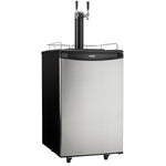 Danby Silver Dual Tap Keg Cooler (5.4 Cu. Ft.) - DKC054A1BSL2DB