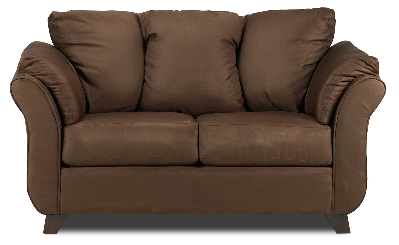 Collier 3 Pc. Living Room Package - Chocolate